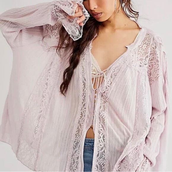 Free People Tops - Free People Georgia Lace Tunic